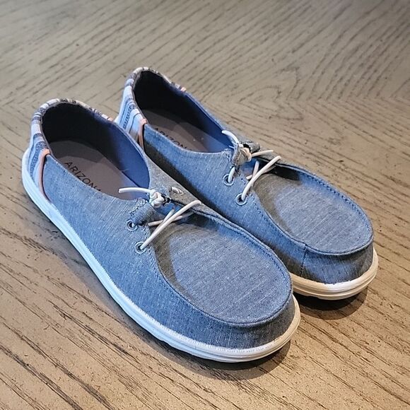 Blue denim slip on loafers size 7 NWOT - Picture 8 of 8